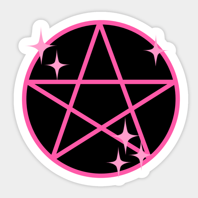 Kawaii Pentagram Sticker by ShinyBat